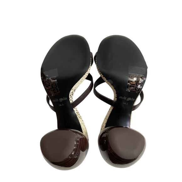 Cult Gaia Sculptural Espresso Rory Heels Size 36.5 EU / 6.5 US - Picture 5 of 5